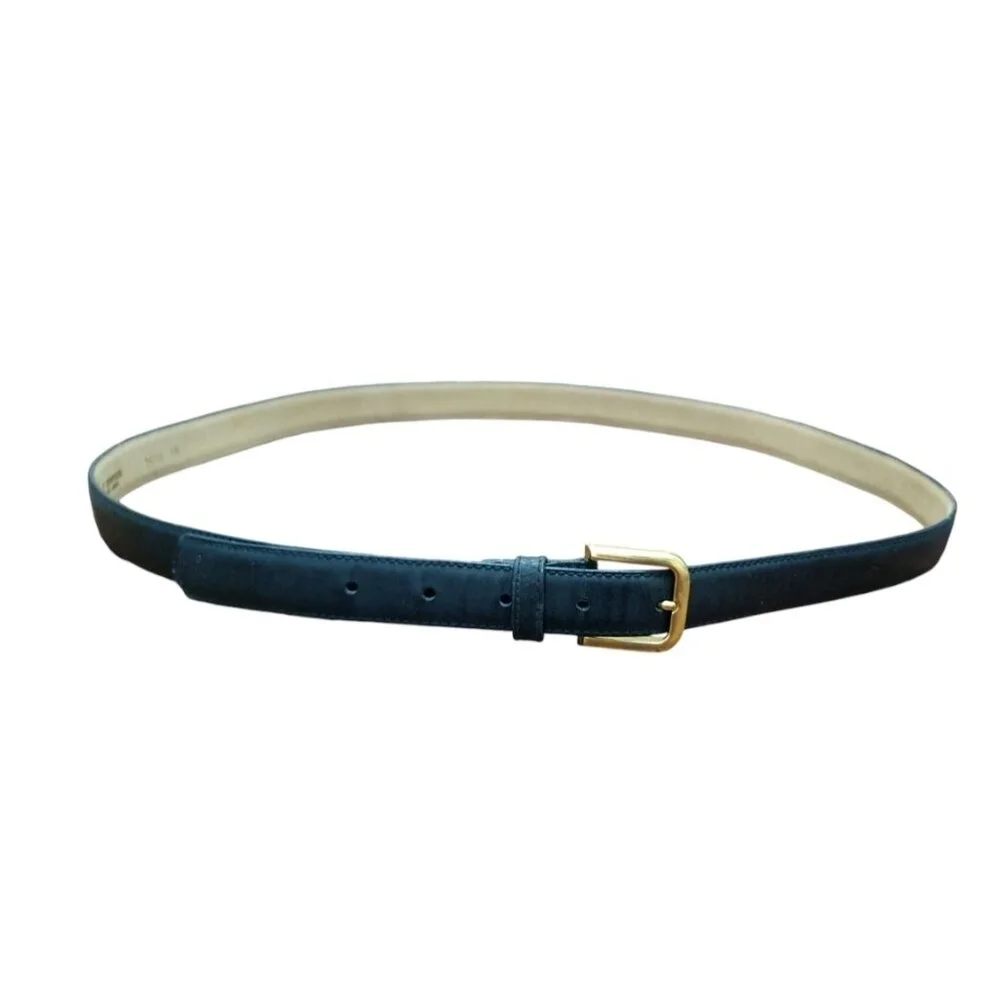Vintage 1970s Pierre Cardin MOD BREV Retro Belt Brass Gold Tone Buckl